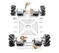 SAANICH 30KG Grande Carico Smart RC Ruota Mecanum Robot Car Chassis Kit Omni Piattaforma Con Controller PS2 Mega2560 for Il Progetto Arduino(BLUE)