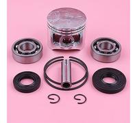 SAANICH 45mm Pistone Anello Spille Anello di Sicurezza Kit for Il Cinese 5200 52cc Cuscinetto A Manovella Paraolio Set Motosega di Ricambio Sostituire Parte Catena Seghe