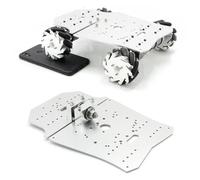 SAANICH For Raspberry Pi Ros Mecanum Ruota Robot Auto 6kg di Carico Con STM32 Encoder Motore Radar Macchina Fotografica di Navigazione Autonoma Guida Automatica