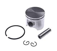 SAANICH Kit di fasce elastiche for spinotto pistone da 40 mm e 42 mm, adatto for motore for motosega a benzina HUSQVARNA 340 345 345e 346 346XP EPA, parte di ricambio 503907371(40mm Hus340)
