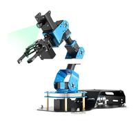 SAANICH Manipolatore di braccio robotico ArmPi FPV AI Vision Raspberry Pi 5 ROS da 1 kg con Python Open Source(Pi 5 4G Standard Kit)