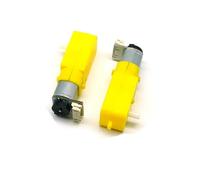 SAANICH Motore TT con encoder di fase Ab Motore di riduzione DC Disco PID Controllo PWM Misurazione della velocità Auto robot autobilanciante intelligente(grey)