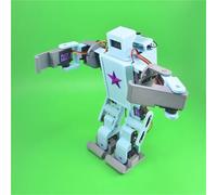 SAANICH Robot umanoide da 12 DOF con controller vocale Giocattolo intelligente for programmazione grafica mista open source Arduino(Voice Unassemble)