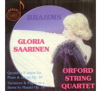 Saarinen/Orford Qt Quintet for Piano and Strings (Saarinen, Orford Quartet (CD)