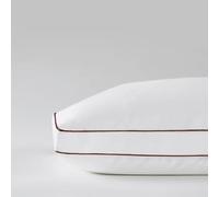 Saatva Cuscino in lattice, standard loft (10,2 cm - 12,7 cm), cuscino ipoallergenico con nucleo in lattice triturato, traspirante, lavabile in lavatrice, federa in cotone biologico per letto