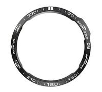 SAAWEE Anello di copertura per Garmin Fenix 7 7X 5Plus 6X Pro/6X Sapphire Watch lunetta anello in acciaio inox scolpito unità adesivo antigraffio, For Fenix 5-5 Plus, agata