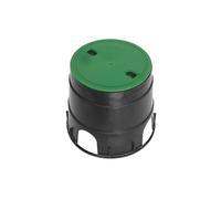 SAB Pozzetto Circolare ø 22 Large per Irrigazione, Leggero e Impilabile, in Polipropilene Resistente con Passaggio Tubi Facilitato, Ideale per Giardino e Orto