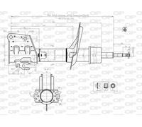 SAB8021.31 OPEN PARTS Ammortizzatore per FIAT