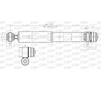 SAB8025.12 OPEN PARTS Ammortizzatore per FIAT