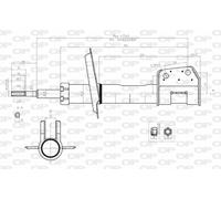 SAB8026.31 OPEN PARTS Ammortizzatore per FIAT