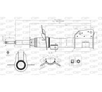 SAB8050.31 OPEN PARTS Ammortizzatore per FIAT