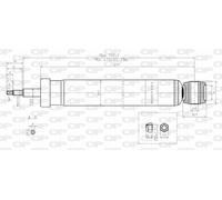 SAB8065.32 OPEN PARTS Ammortizzatore per FORD,MAZDA