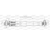 SAB8082.32 OPEN PARTS Ammortizzatore per RENAULT