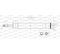 SAB8083.31 OPEN PARTS Ammortizzatore per SMART