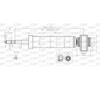 SAB8094.32 OPEN PARTS Ammortizzatore per AUDI