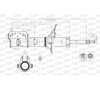 SAB8097.31 OPEN PARTS Ammortizzatore per HYUNDAI