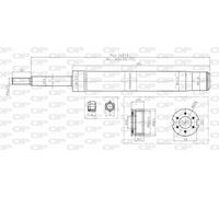 SAB8161.31 OPEN PARTS Ammortizzatore per VW