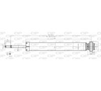 SAB8170.32 OPEN PARTS Ammortizzatore per PEUGEOT