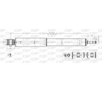 SAB8178.32 OPEN PARTS Ammortizzatore per LAND ROVER