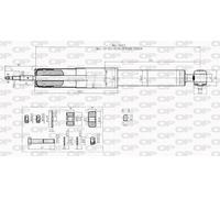SAB8201.32 OPEN PARTS Ammortizzatore per MERCEDES-BENZ