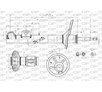 SAB8215.31 OPEN PARTS Ammortizzatore per BMW