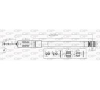 SAB8228.32 OPEN PARTS Ammortizzatore per MERCEDES-BENZ