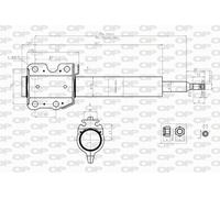 SAB8240.31 OPEN PARTS Ammortizzatore per MERCEDES-BENZ,VW