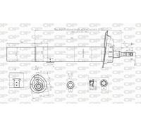 SAB8241.31 OPEN PARTS Ammortizzatore per BMW