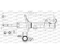 SAB8294.31 OPEN PARTS Ammortizzatore per CHEVROLET,DAEWOO