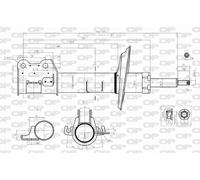 SAB8300.31 OPEN PARTS Ammortizzatore per BMW,FIAT