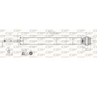 SAB8301.32 OPEN PARTS Ammortizzatore per MITSUBISHI,SMART