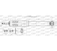 SAB8316.32 OPEN PARTS Ammortizzatore per MERCEDES-BENZ
