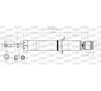 SAB8336.32 OPEN PARTS Ammortizzatore per TOYOTA