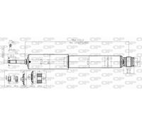 SAB8349.11 OPEN PARTS Ammortizzatore per NISSAN