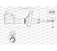 SAB8362.11 OPEN PARTS Ammortizzatore per RENAULT