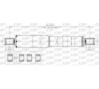 SAB8371.12 OPEN PARTS Ammortizzatore per NISSAN