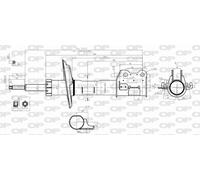 SAB8385.31 OPEN PARTS Ammortizzatore per OPEL,VAUXHALL