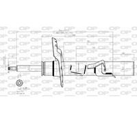 SAB8386.31 OPEN PARTS Ammortizzatore per FORD,VOLVO