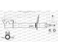 SAB8388.32 OPEN PARTS Ammortizzatore per DACIA,RENAULT