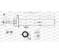 SAB8398.31 OPEN PARTS Ammortizzatore per BMW