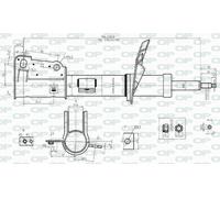 SAB8426.31 OPEN PARTS Ammortizzatore per DODGE,FIAT