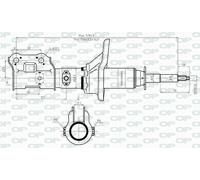 SAB8479.31 OPEN PARTS Ammortizzatore per HYUNDAI