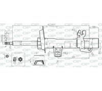SAB8509.31 OPEN PARTS Ammortizzatore per MINI