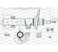 SAB8515.31 OPEN PARTS Ammortizzatore per BMW