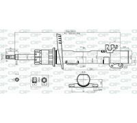 SAB8519.31 OPEN PARTS Ammortizzatore per AUDI,SEAT,VW