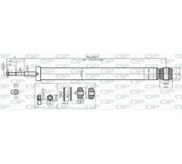 SAB8529.32 OPEN PARTS Ammortizzatore per DACIA,RENAULT