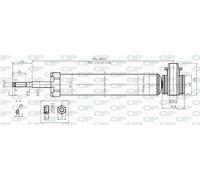 SAB8532.32 OPEN PARTS Ammortizzatore per AUDI
