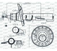 SAB8544.31 OPEN PARTS Ammortizzatore per ALFA ROMEO