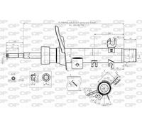 SAB8554.31 OPEN PARTS Ammortizzatore per PEUGEOT
