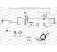 SAB8568.31 OPEN PARTS Ammortizzatore per CITROËN